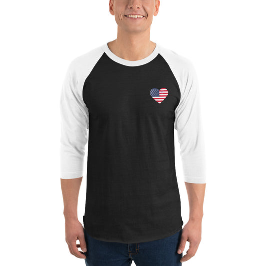 Men's 3/4 sleeve raglan shirt