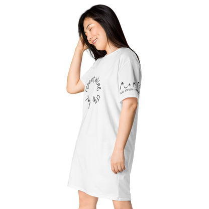 Wine, Cry, Heal, Repeat T-shirt dress