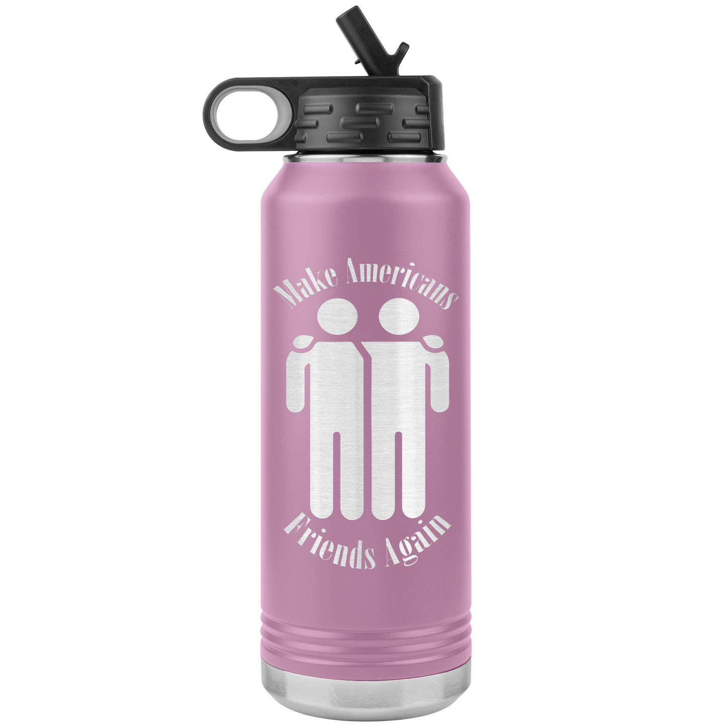 Make Americans Friends Again Stainless Etched Design Tumbler