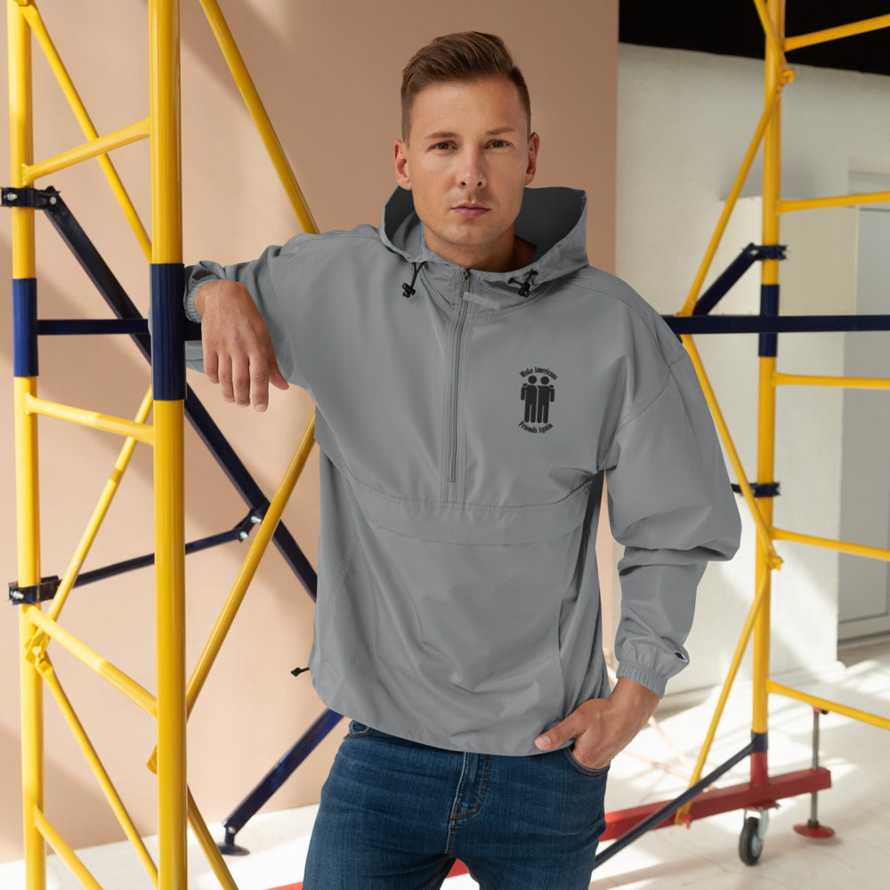 Men's Embroidered Champion Packable Jacket