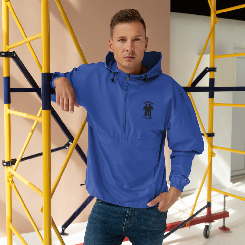 Men's Embroidered Champion Packable Jacket