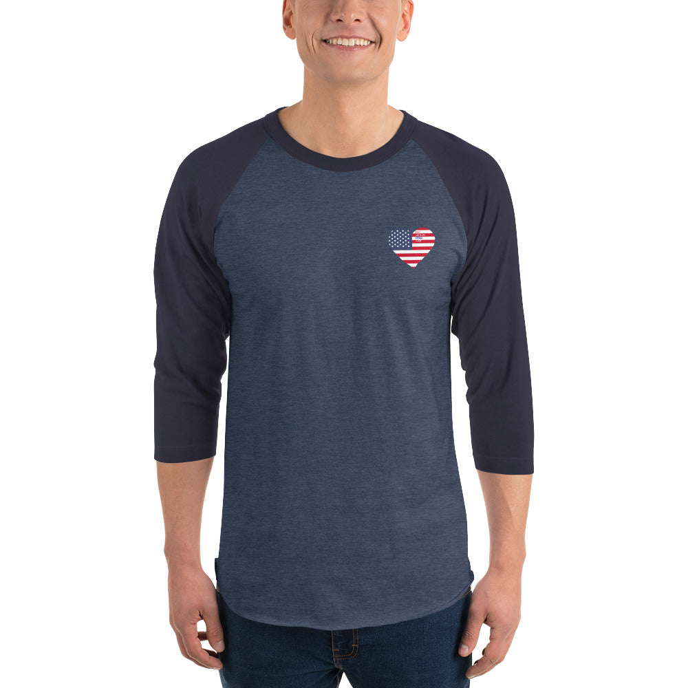 Men's 3/4 sleeve raglan shirt