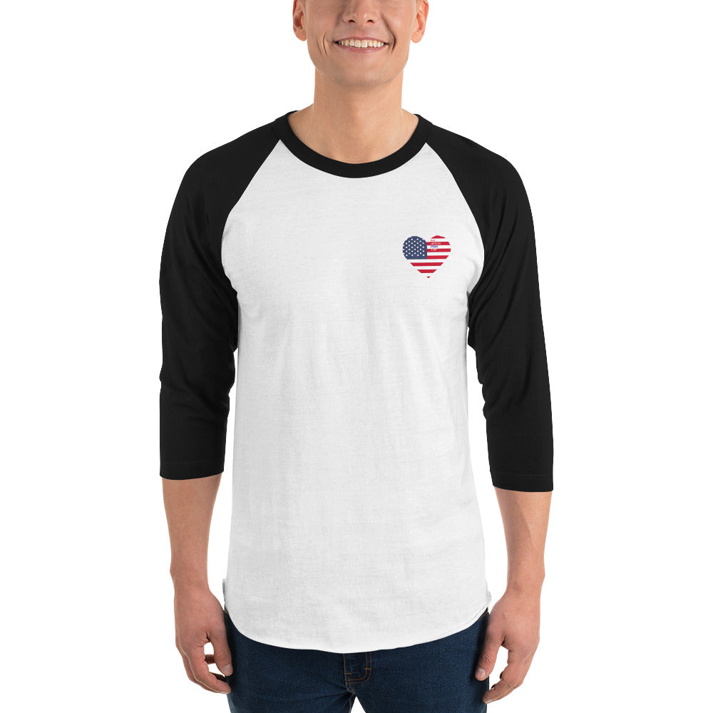 Men's 3/4 sleeve raglan shirt