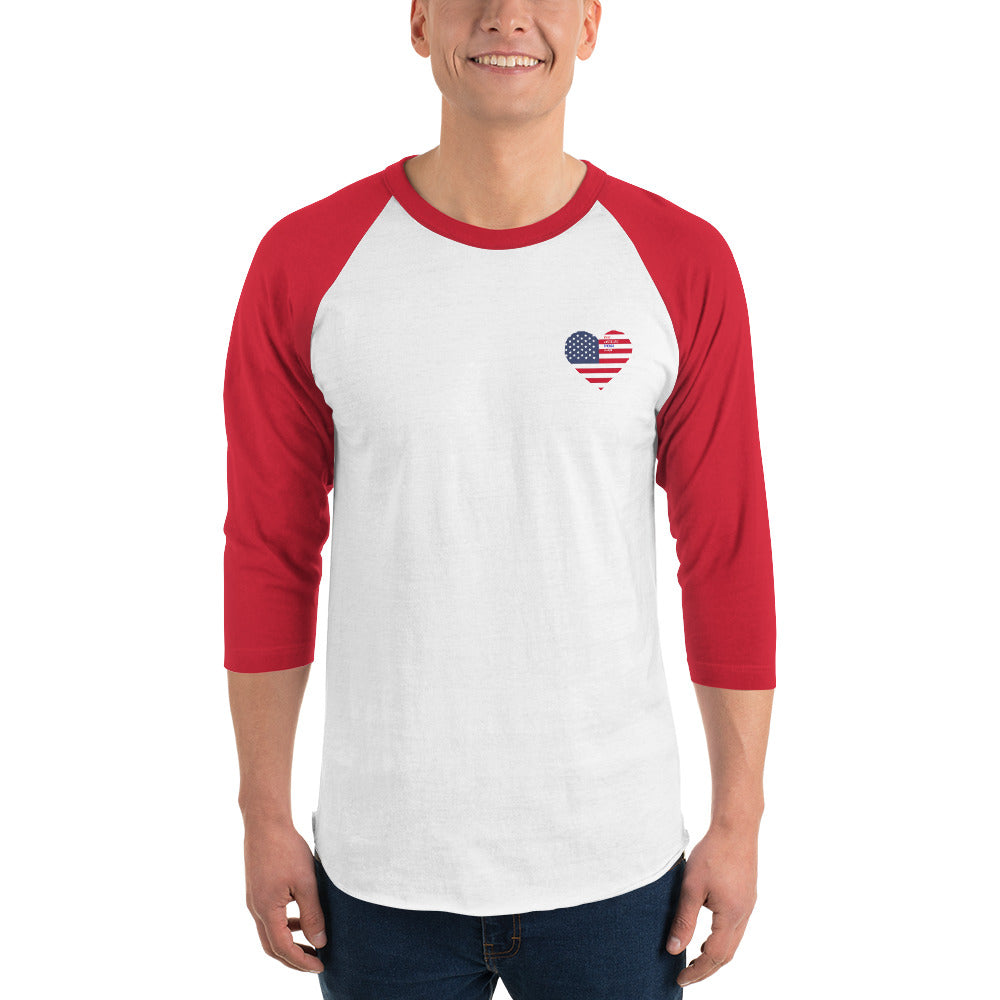 Men's 3/4 sleeve raglan shirt