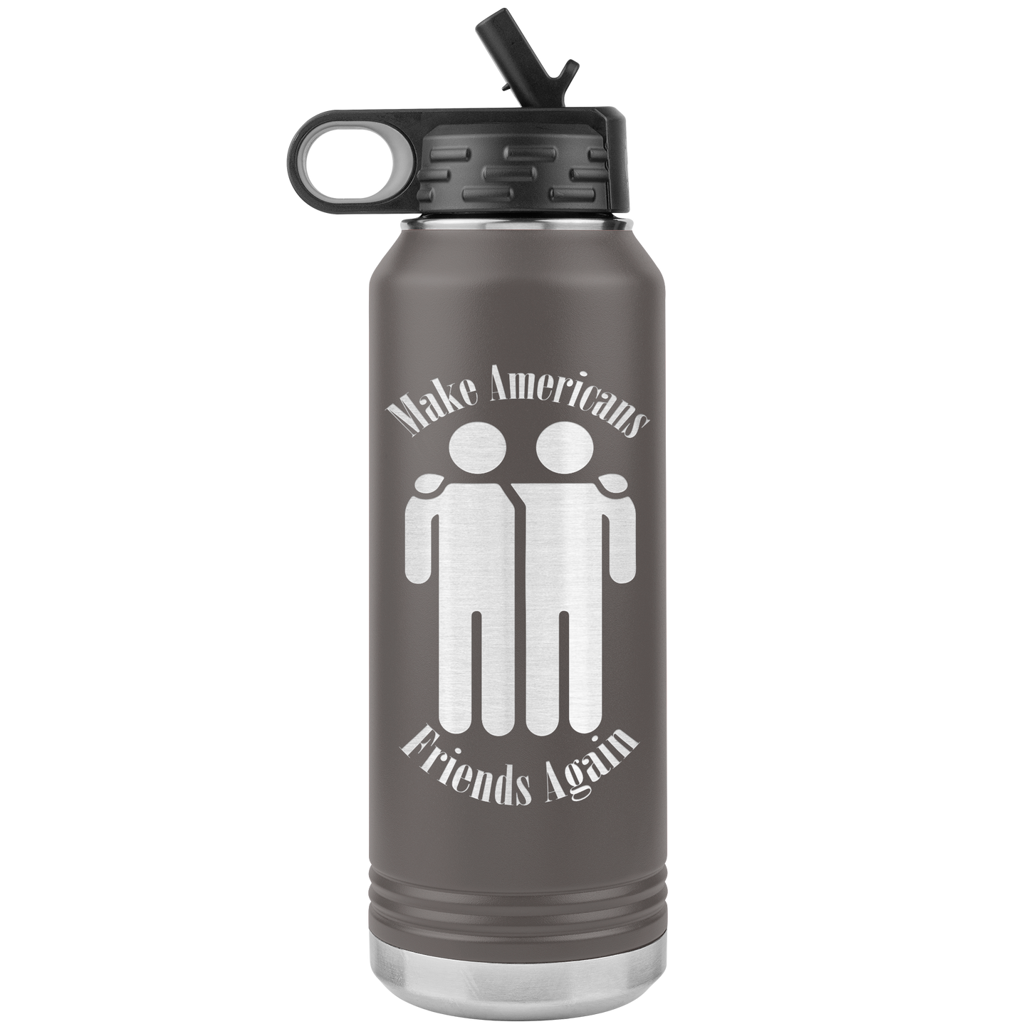 Make Americans Friends Again Stainless Etched Design Tumbler